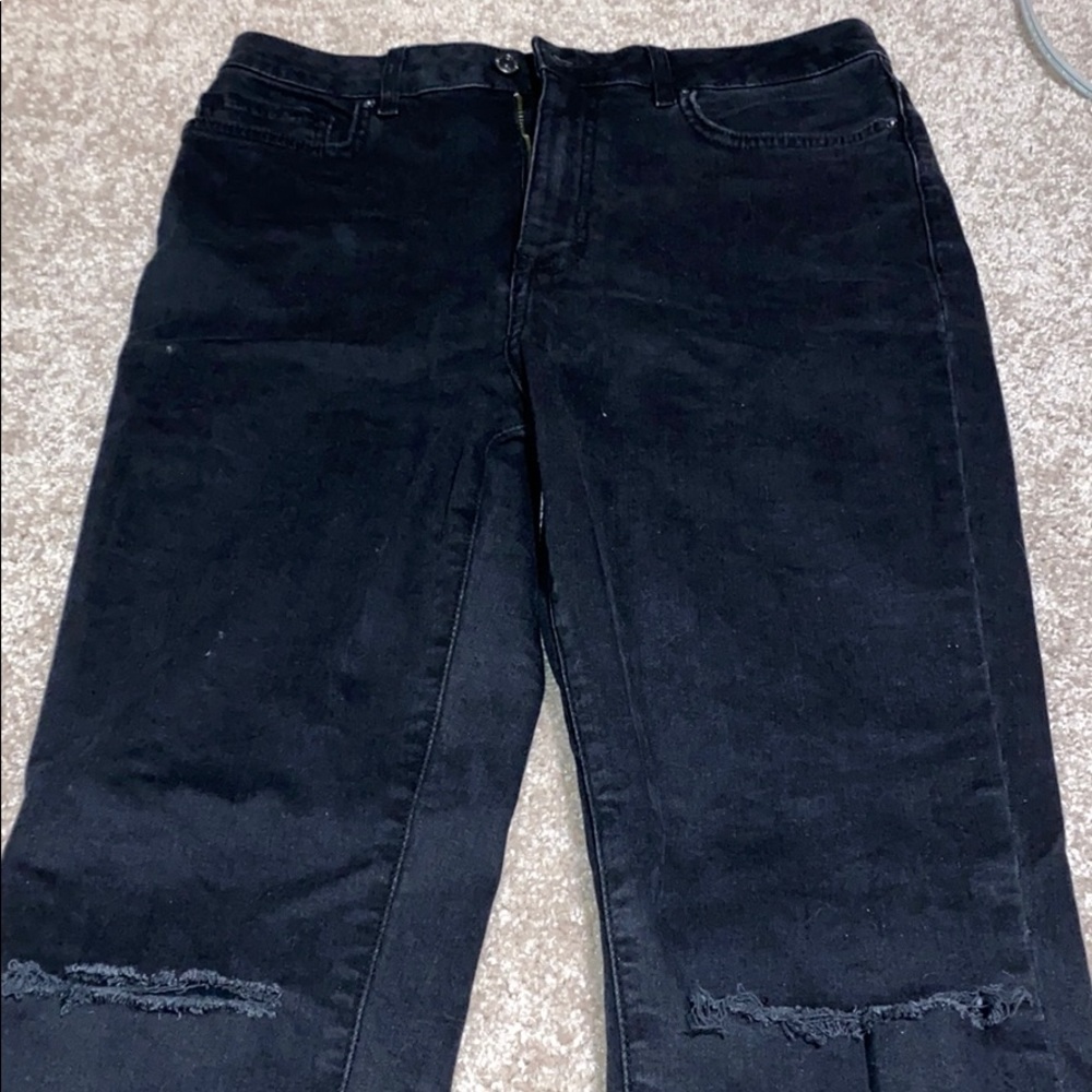 black jeans